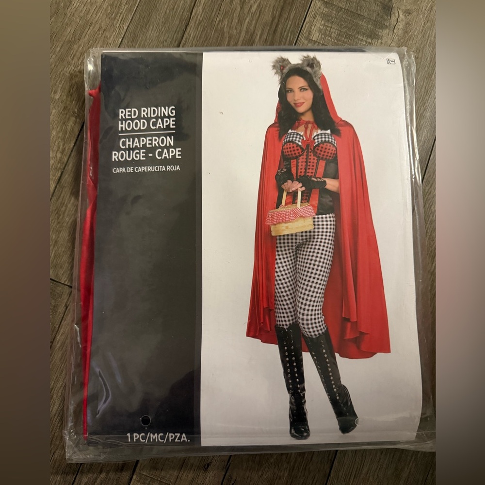 Red Riding Hood Cape Costume